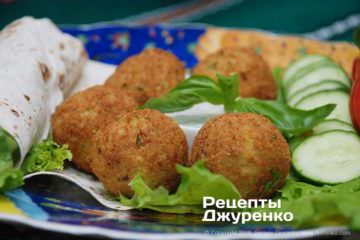 Homemade falafel