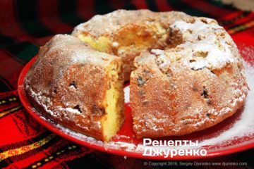 Кекс с изюмом