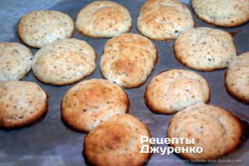 Румяное печенье с бананами.