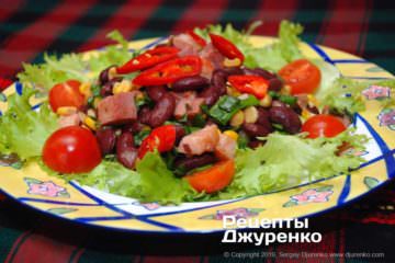 Мексиканский салат с красной фасолью