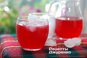 Готовое блюдо клюквенный морс