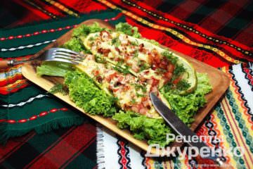 Фото рецепта кабачки з м’ясом