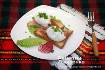 Фото рецепта яйця пашот