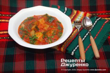 Фото рецепта кабачки в томатному соусі