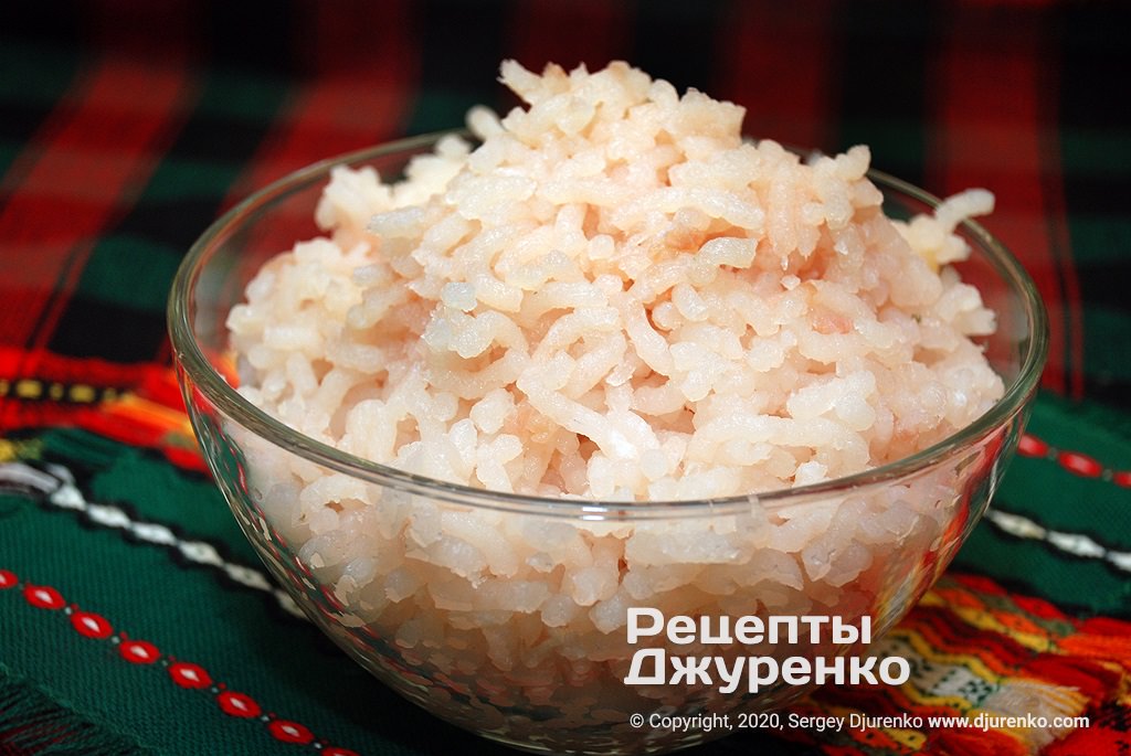 Фарш из щучьего мяса.