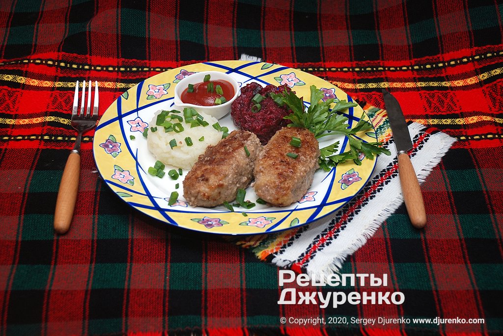 котлети з яловичини
