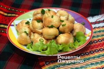 Профитроли с курицей