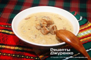 Грибной суп из опят с картофелем