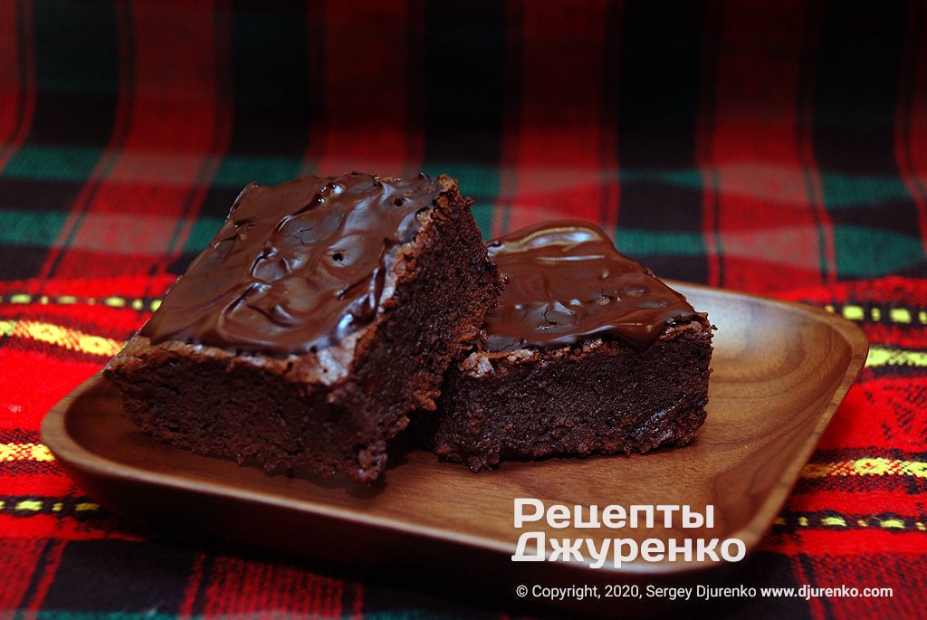Классический шоколадный брауни с орехами пошагово | Рецепт с фото