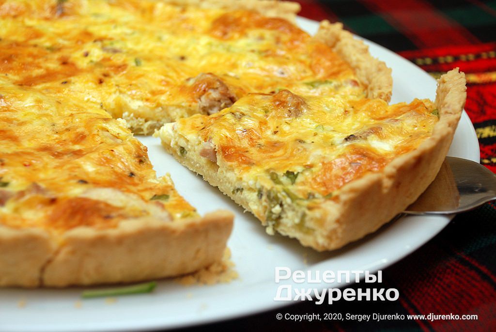 Киш С Курицей И Сыром Фото