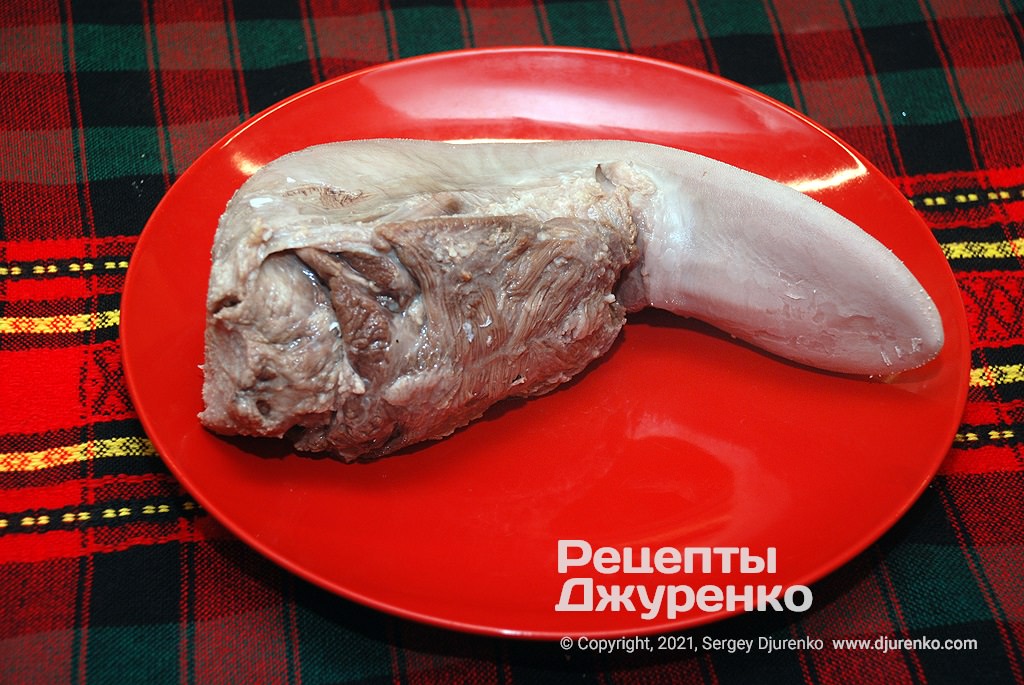 Очищенное мясо.