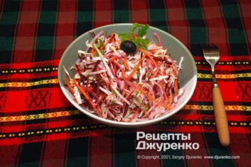 Фото рецепта салат щітка