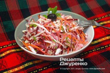 Салат Щетка