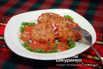 Ежики в духовке