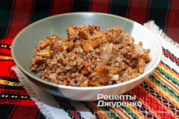 Гречка с грибами