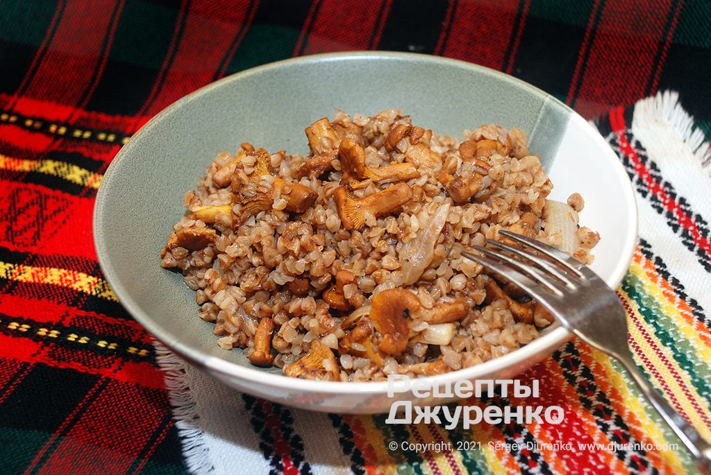 Рецепт приготовления гречки с грибами Гречка с грибами