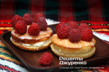 Фото рецепта бисквитные пирожные