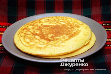 Фото рецепта перепічки з кукурудзяного борошна
