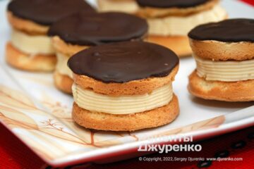 Фото рецепта тістечка буше