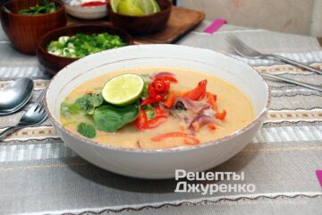 Фото рецепта суп каррі