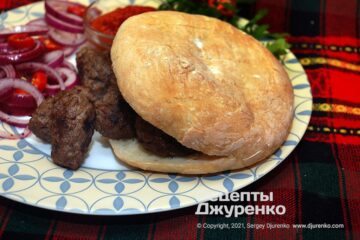 Лепешки к мясу