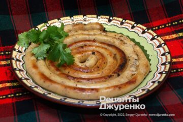 Фото рецепта картопляна ковбаса