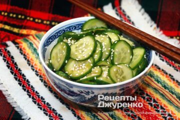 Салат із огірків «суномоно»
