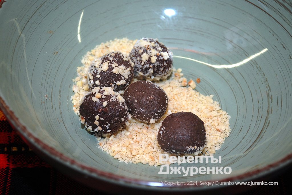 Конфеты «Трюфель» из шоколада и фундука