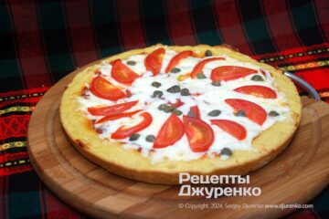 Пицца на кукурузном тесте