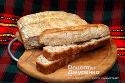 Хліб із цільнозернового борошна
