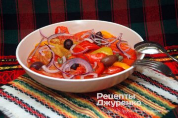 Тушеный перец — пепероната