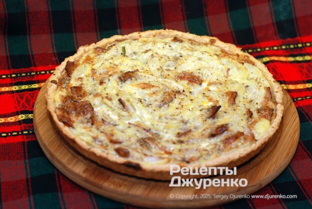 Potato quiche