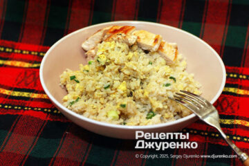 Жареный рис с яйцом — гарнир
