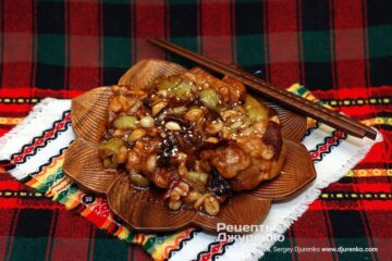 Курица с сычуаньским перцем и арахисом