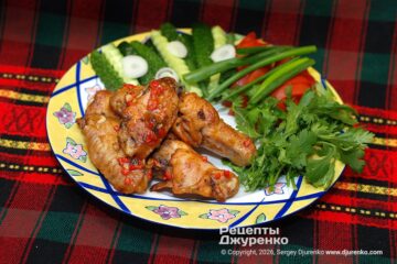 Куриные крылышки в горчичном соусе Carolina Gold