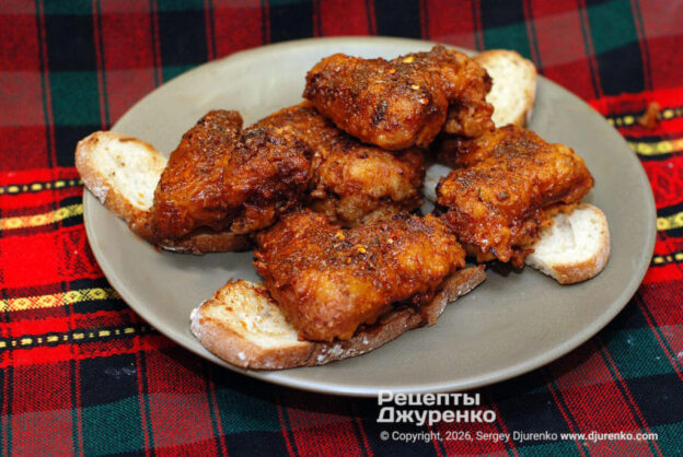 Куриные крылышки по-нашвиллски
